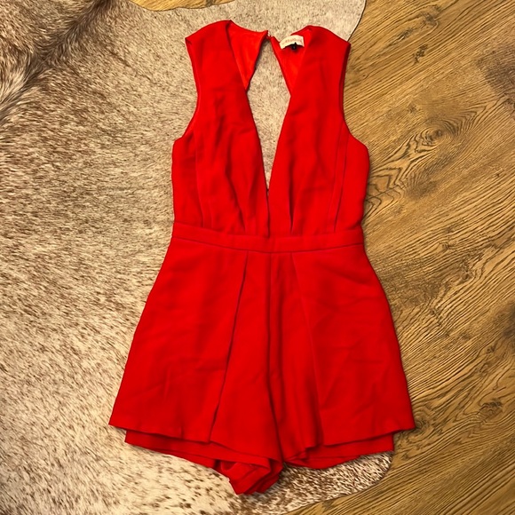 Exclusive It's a Kind of Magic Red Romper size S - Picture 2 of 7